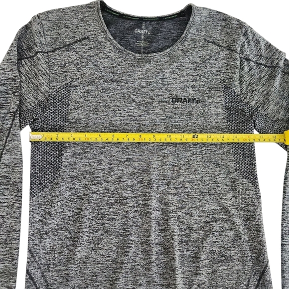 CRAFT Active Comfort Men's Long-Sleeved Thermal Underwear running gray medium - Picture 12 of 14